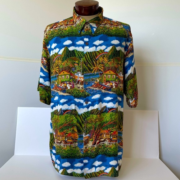 Reyn Spooner Men’s Hawaiian Shirt - Picture 7 of 14